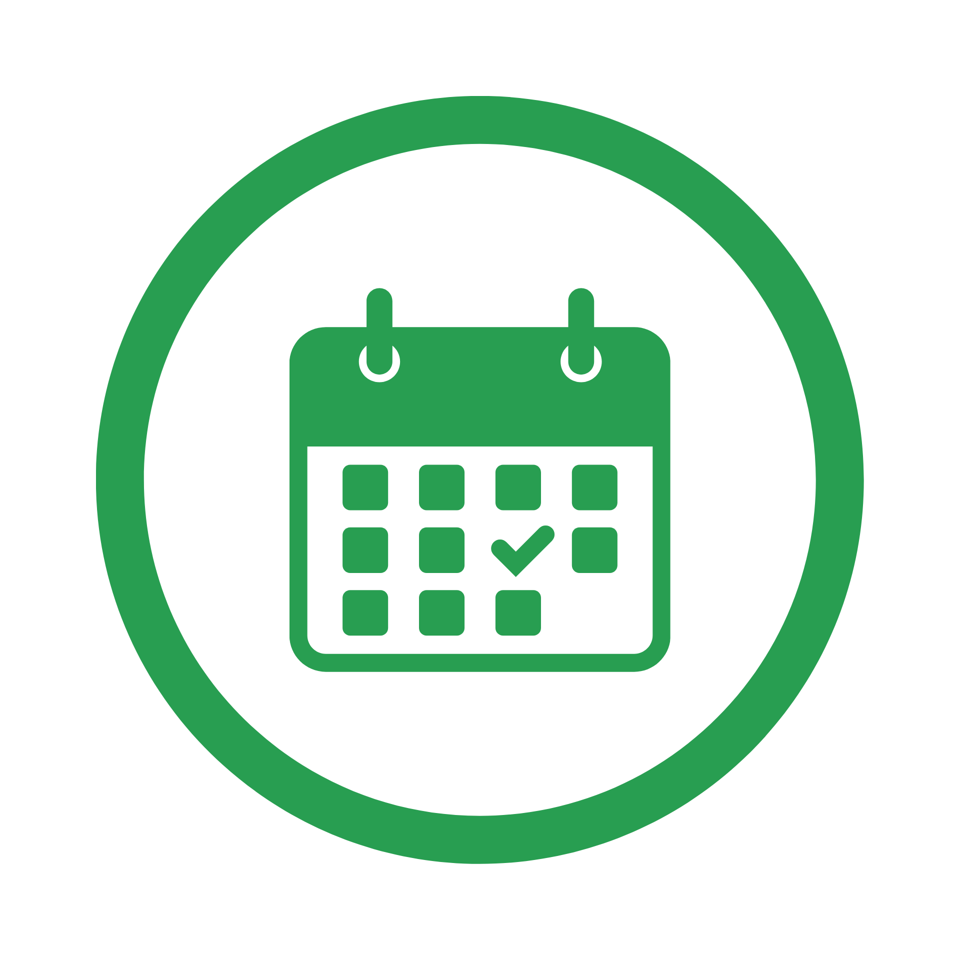 årskalender för hushåll